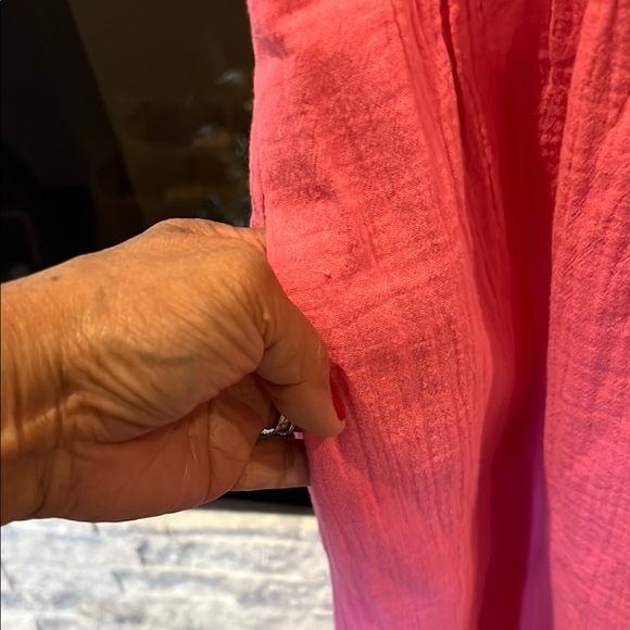 Boden Pink A Line Cotton short Sleeve Dress size 12L - Picture 15 of 16